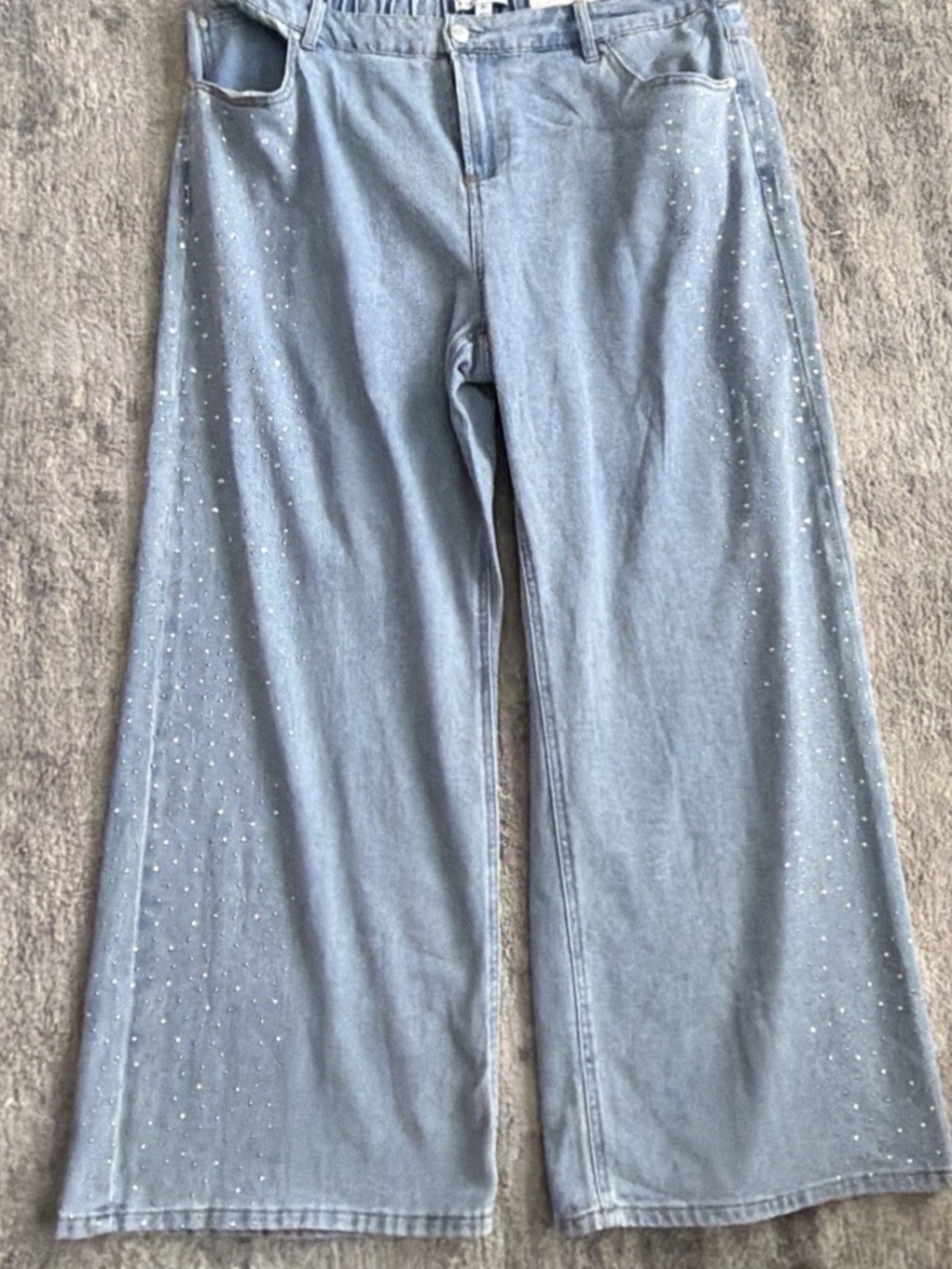 AND NOW THIS The Bling Wide Leg Jean 16